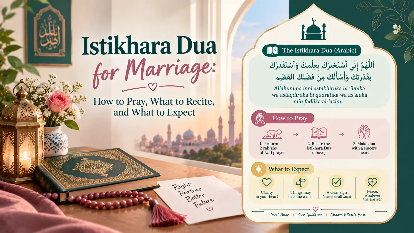 Istikhara Dua for Marriage How to Pray, What to Recite, and What to Expect