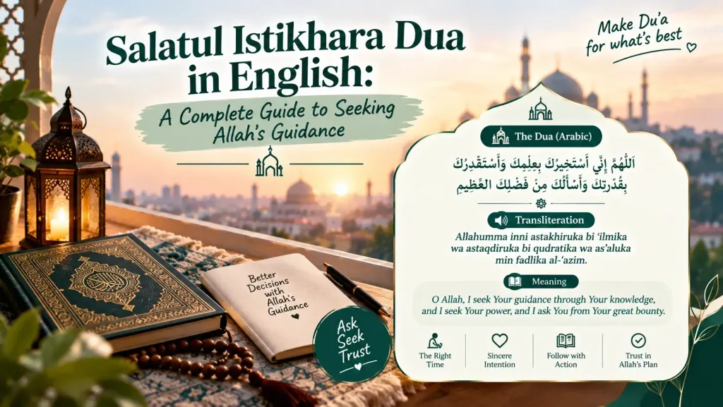 Salatul Istikhara Dua in English A Complete Guide to Seeking Allah's Guidance